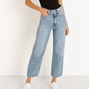 LEVI'S® WELLTHREAD® COTTONIZED HEMP RIBCAGE STRAIGHT JEANS